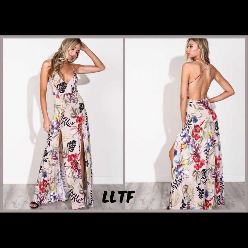 Tropical Open Back- TAUPE - Picture 2 of 4